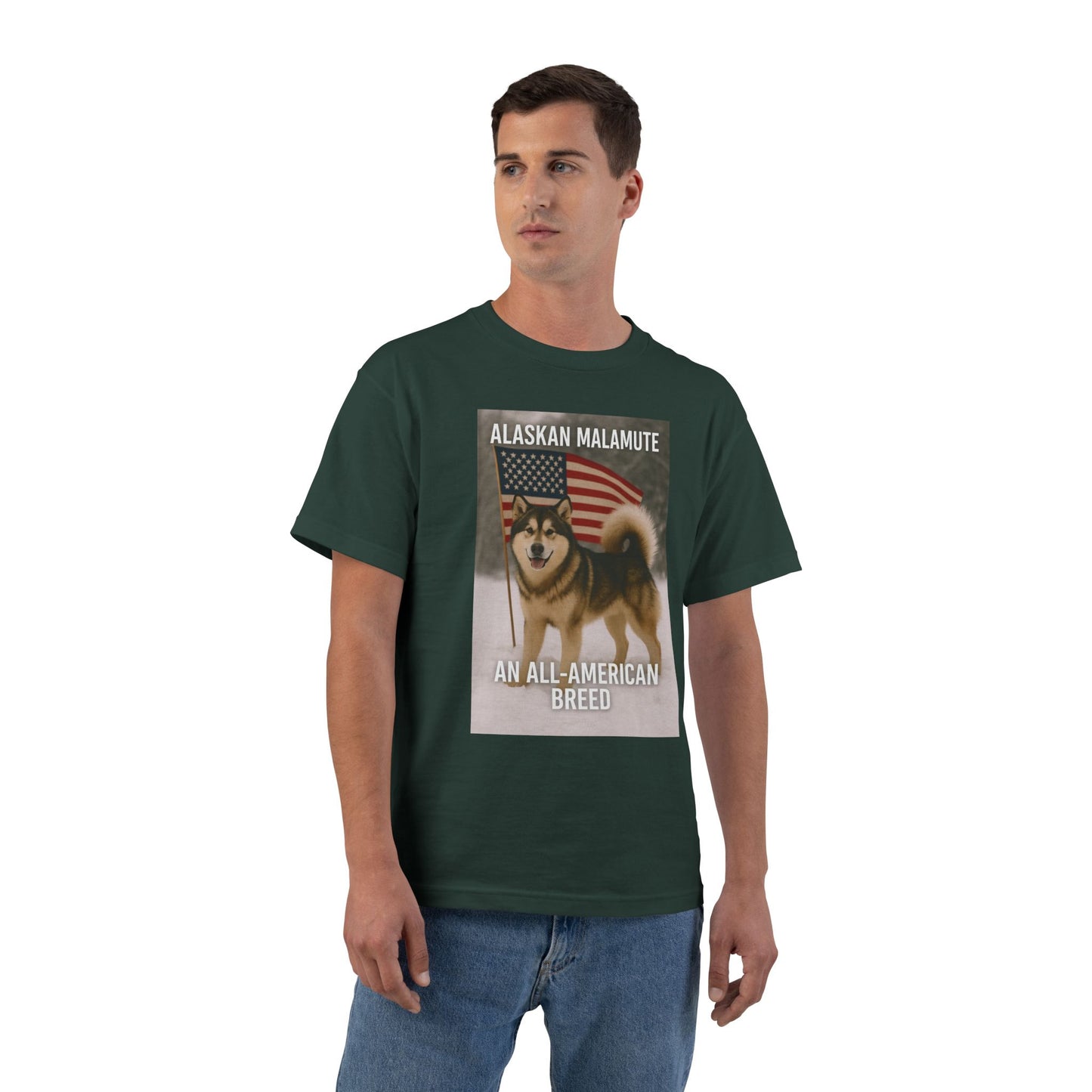 All-American Breed Men's Short-Sleeve Crewneck Tee