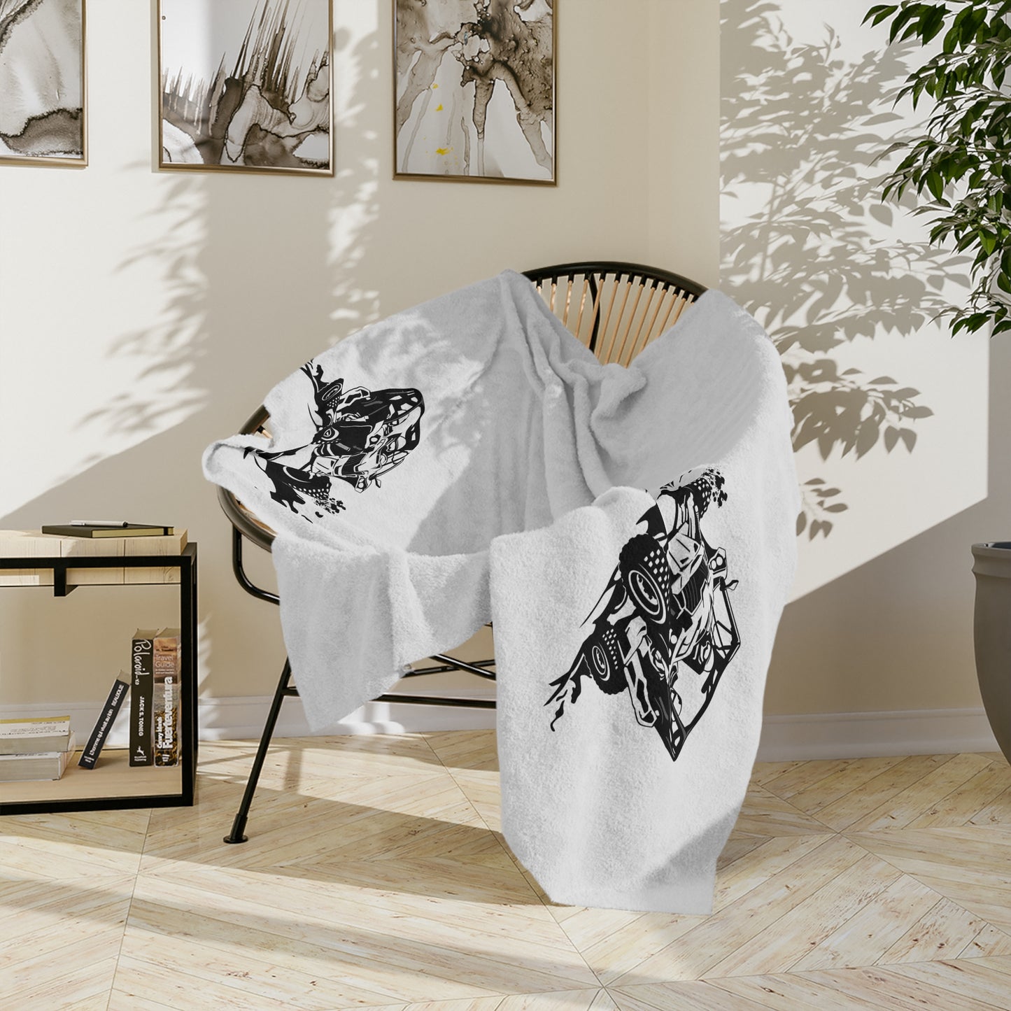 Slingin' Mud Side By Side Velveteen Microfiber Blanket