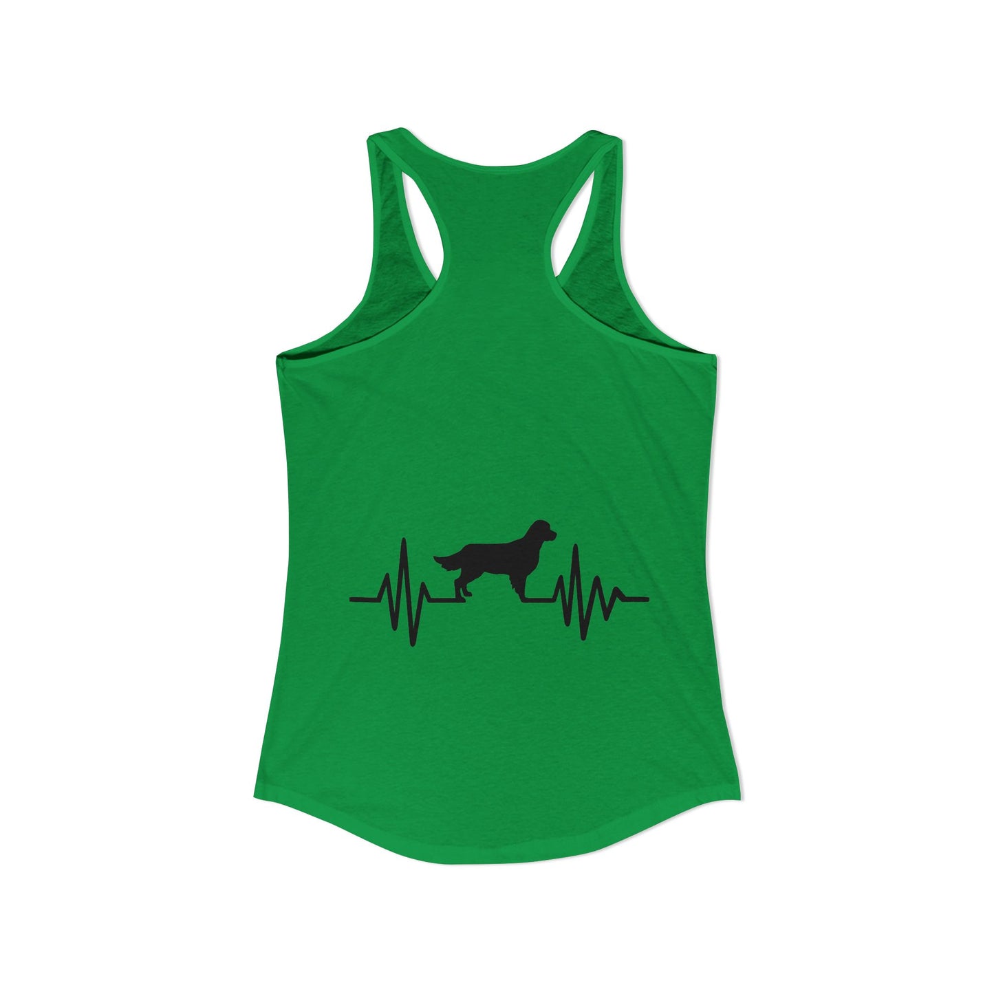 My Heart Beats For Goldens Women's Racerback Tank
