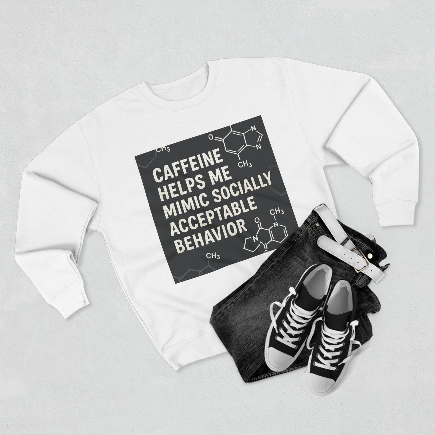 Socially Acceptable Unisex Crewneck Sweatshirt