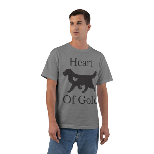 Heart Of Gold Men's Short-Sleeve Crewneck Tee