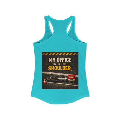 My Office Women's Racerback Tank