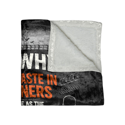 Department Of Corrections Crushed Velvet Blanket
