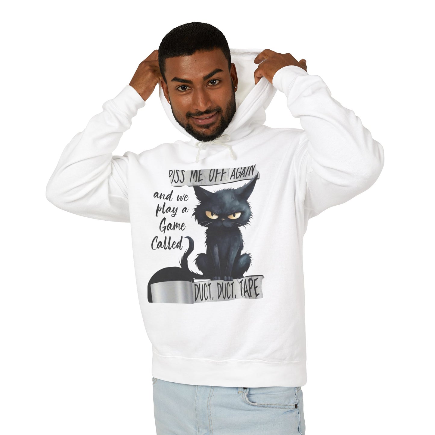 Duct, Duct, Tape Unisex Lightweight Hoodie