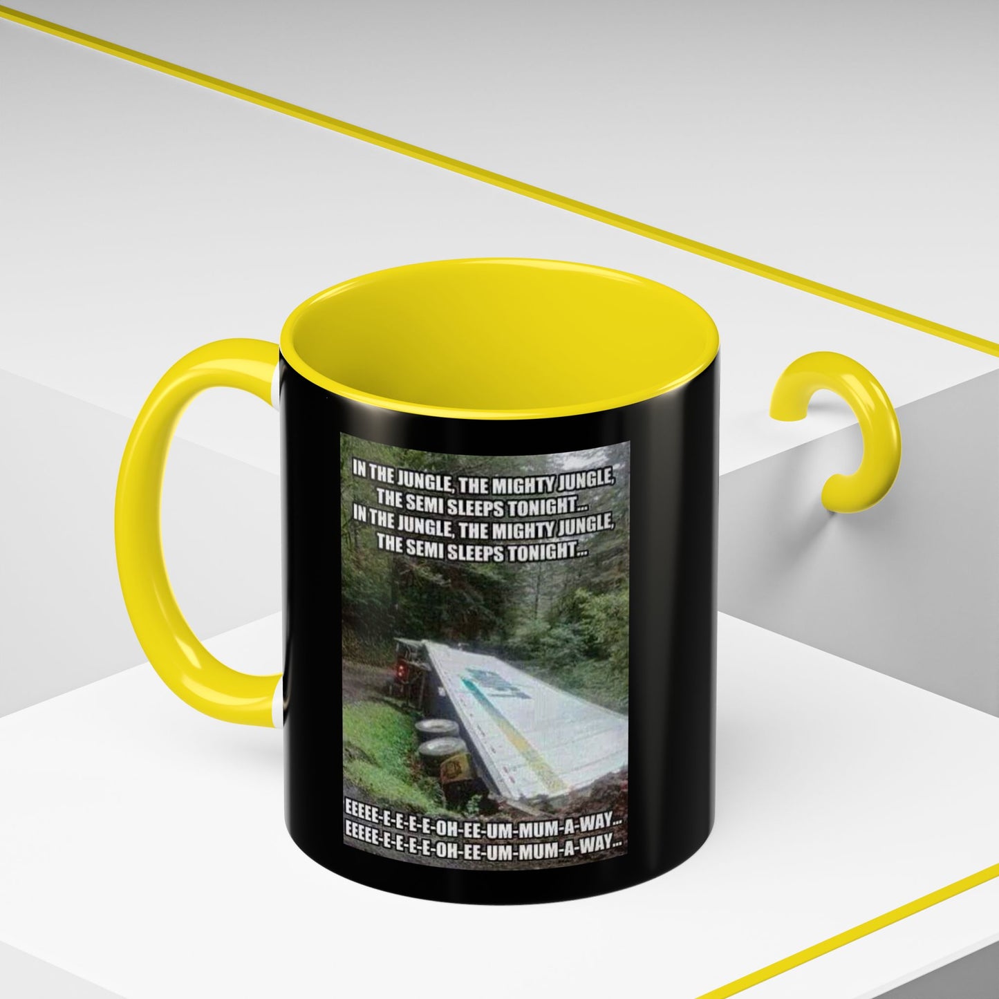 Semi Sleeps 2-Tone Coffee Mug