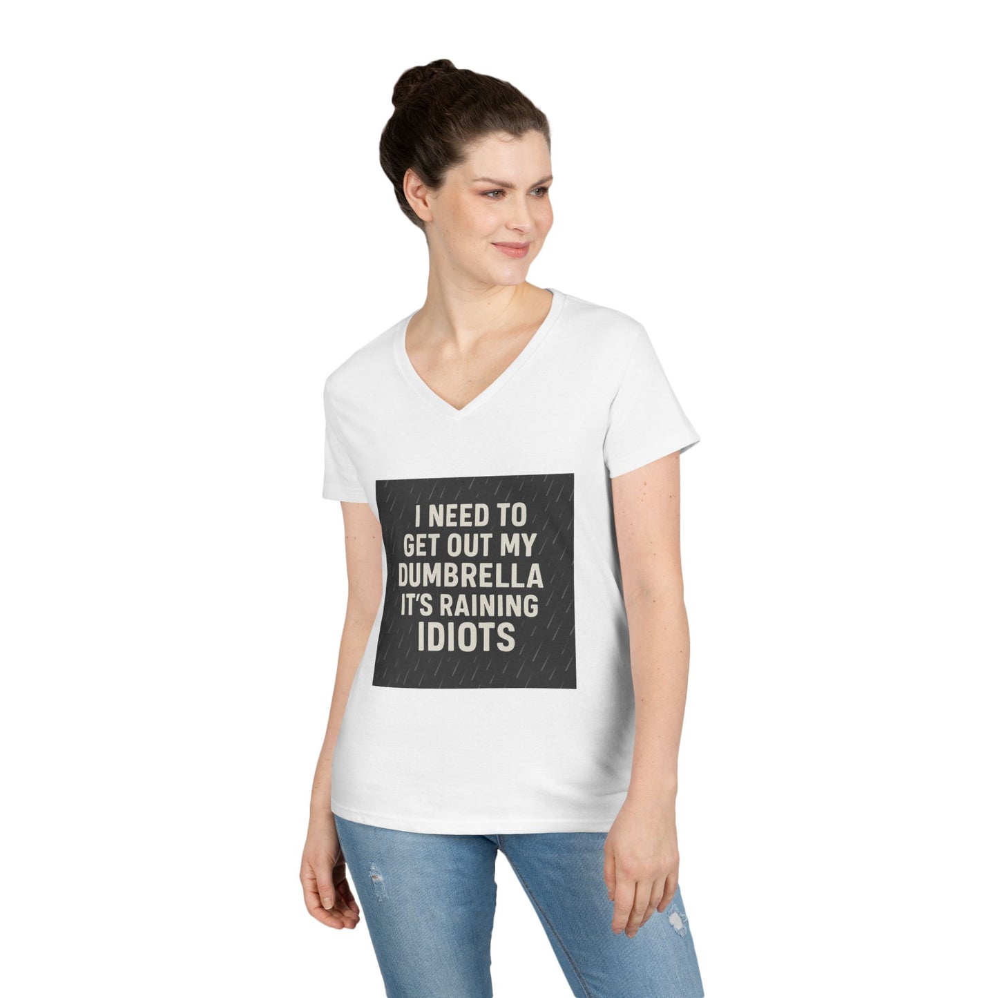 Dumbrella Women's V-Neck T-Shirt