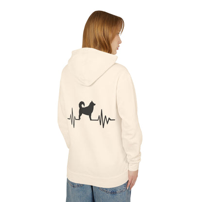 My Heart Beats For Malamutes Unisex Lightweight Hoodie