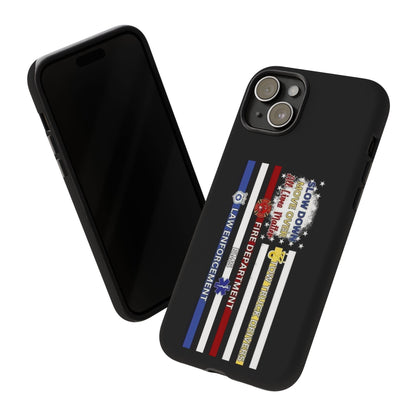 Slow Down Move Over Flag iPhone Case
