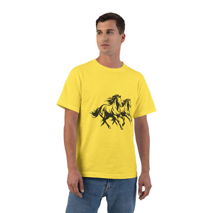 Horsin' Around Men's Short-Sleeve Crewneck Tee