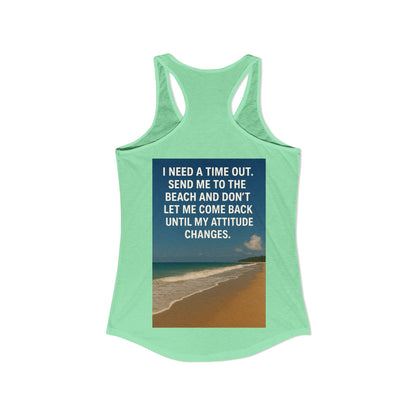 Time Out Women's Racerback Tank