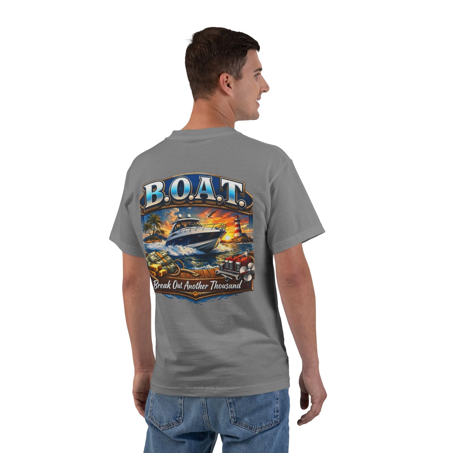 B.O.A.T. Men's Short-Sleeve Crewneck Tee