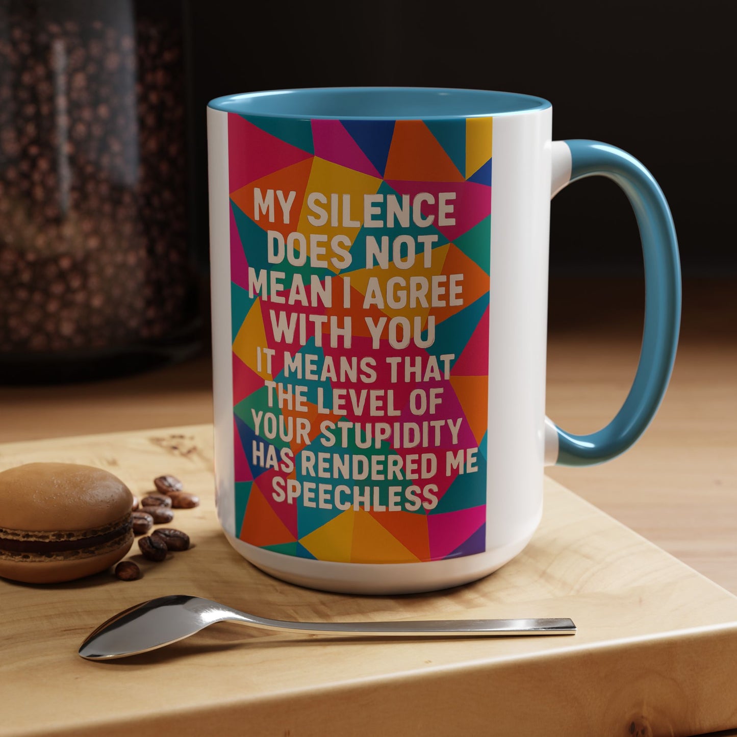 Speechless 2-Tone Coffee Mug