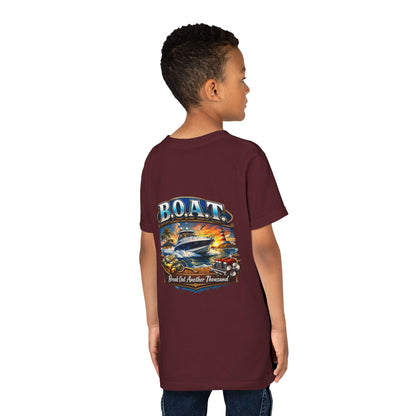 B.O.A.T. Youth Unisex Short Sleeve Crewneck Tee