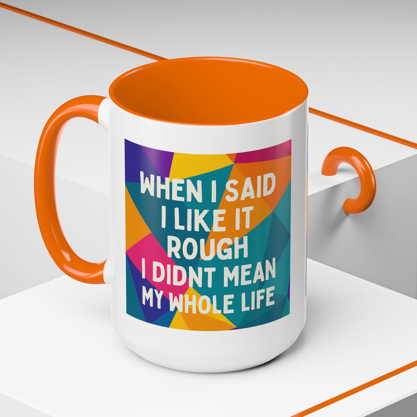 Like It Rough 2-Tone Coffee Mug