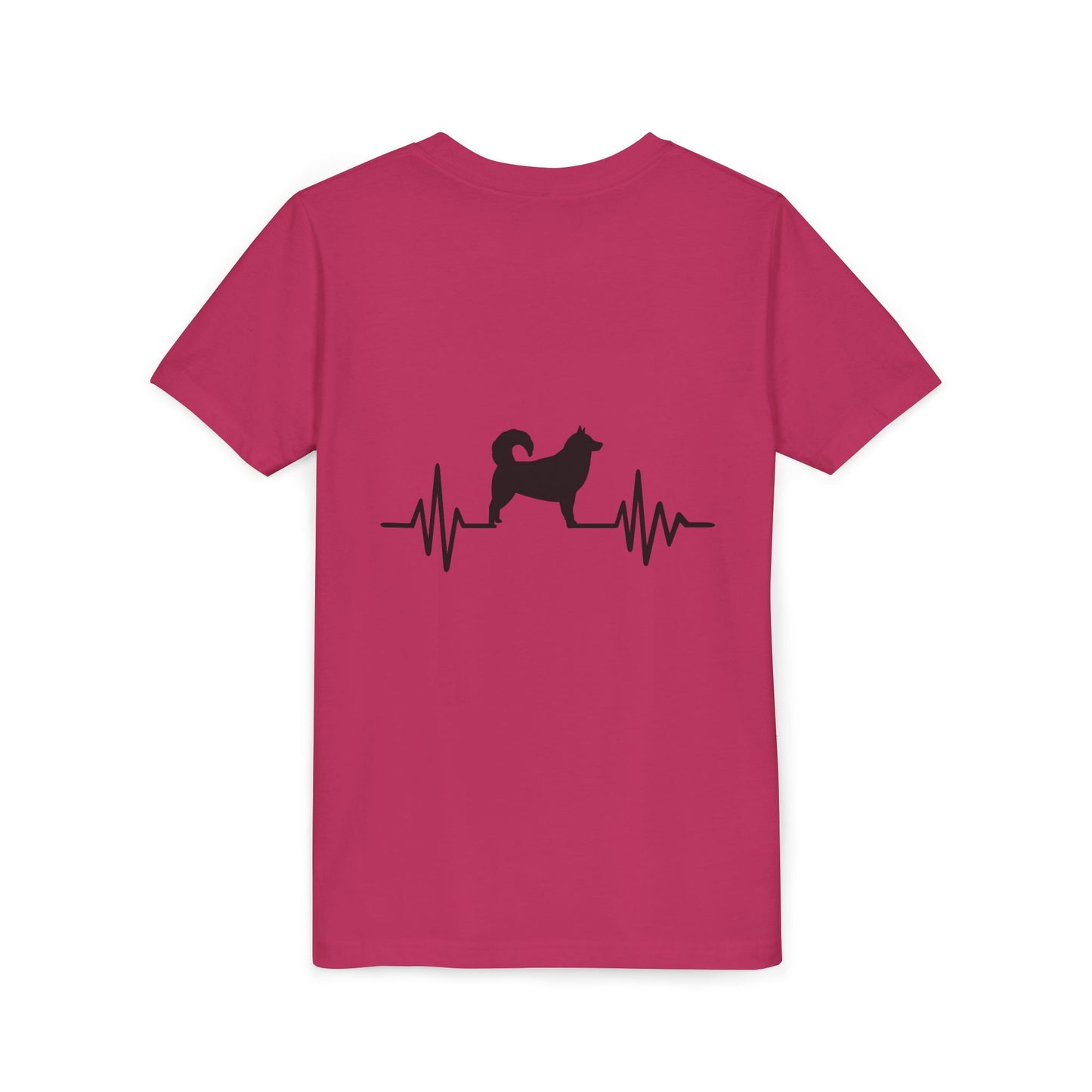 My Heart Beats For Malamutes Youth Unisex Short Sleeve Crewneck Tee