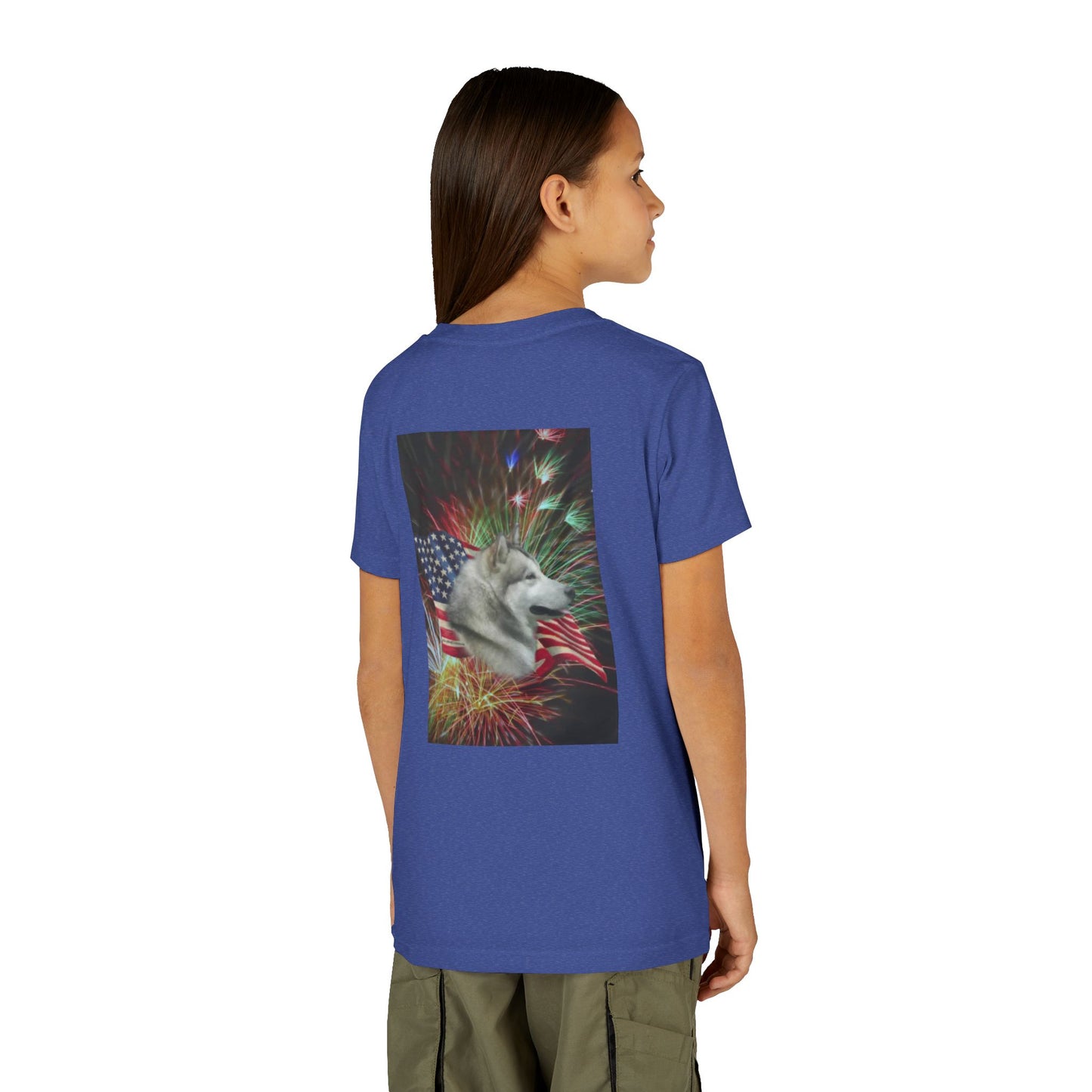 American Malamute Youth Unisex Short Sleeve Crewneck Tee