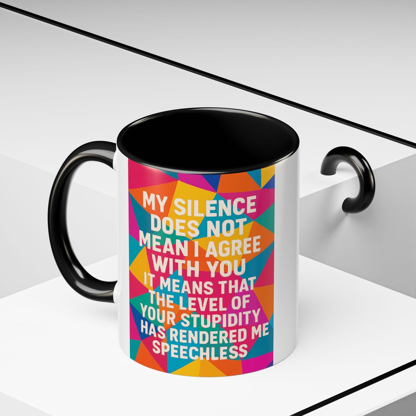 Speechless 2-Tone Coffee Mug