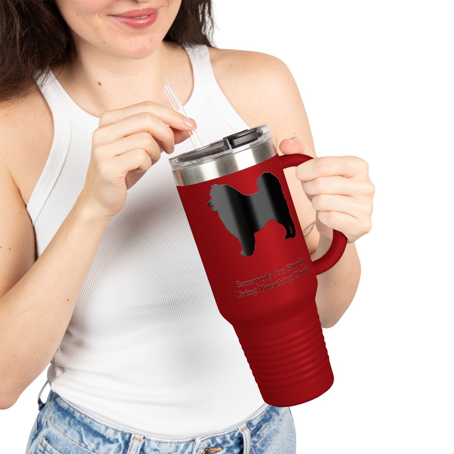 Clouds Insulated Travel Mug