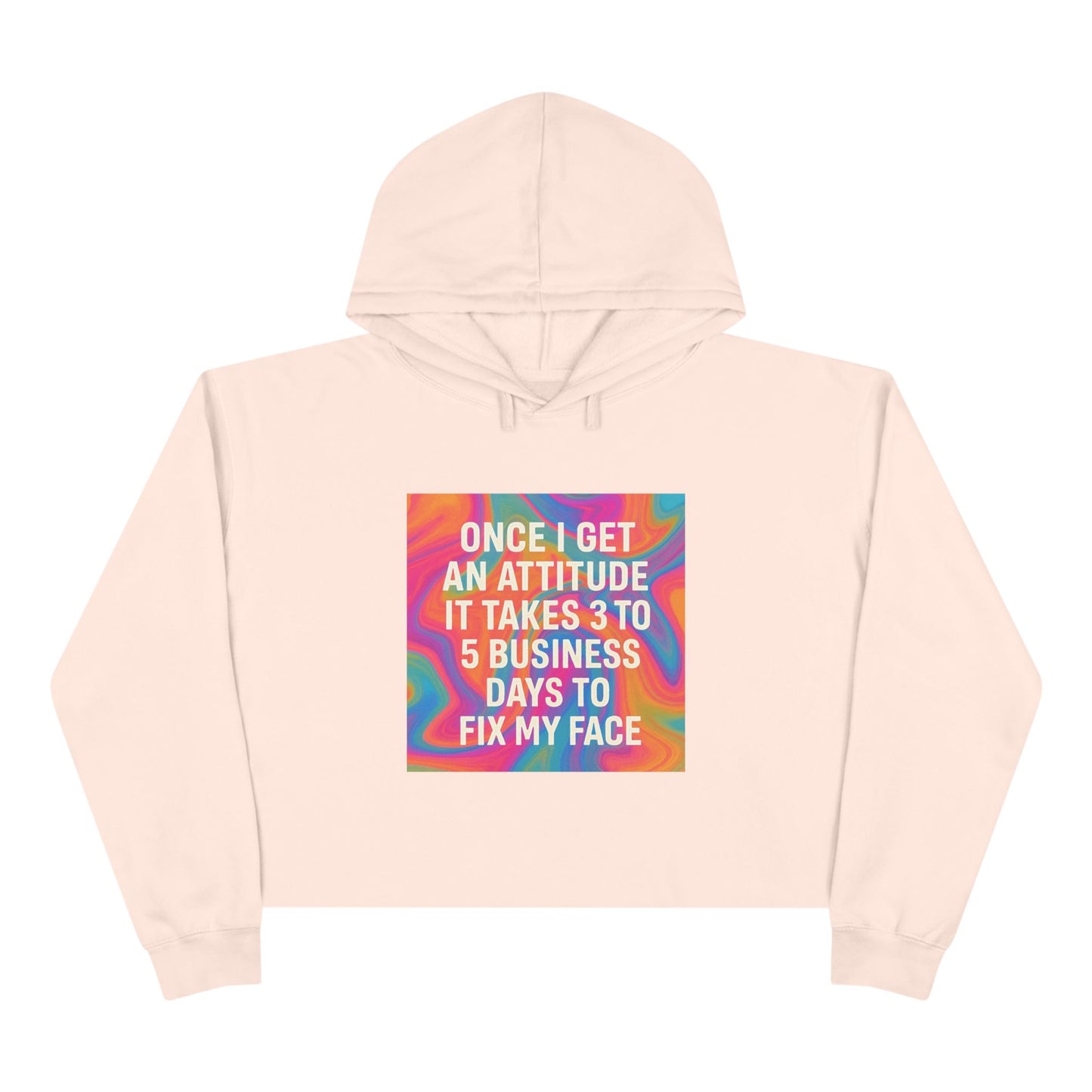 Fix My Face Women's Crop Hoodie