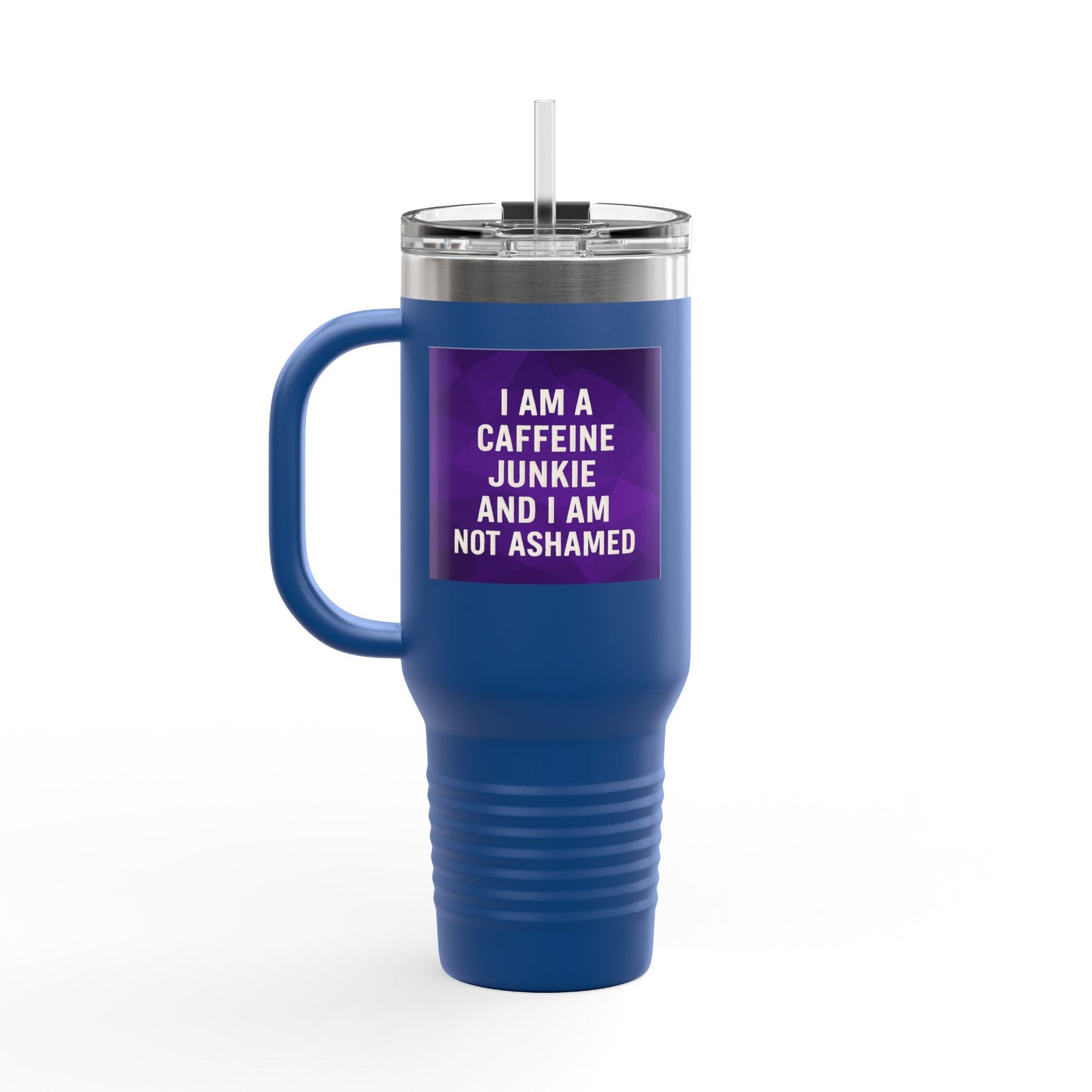 Caffeine Junkie Insulated Travel Mug