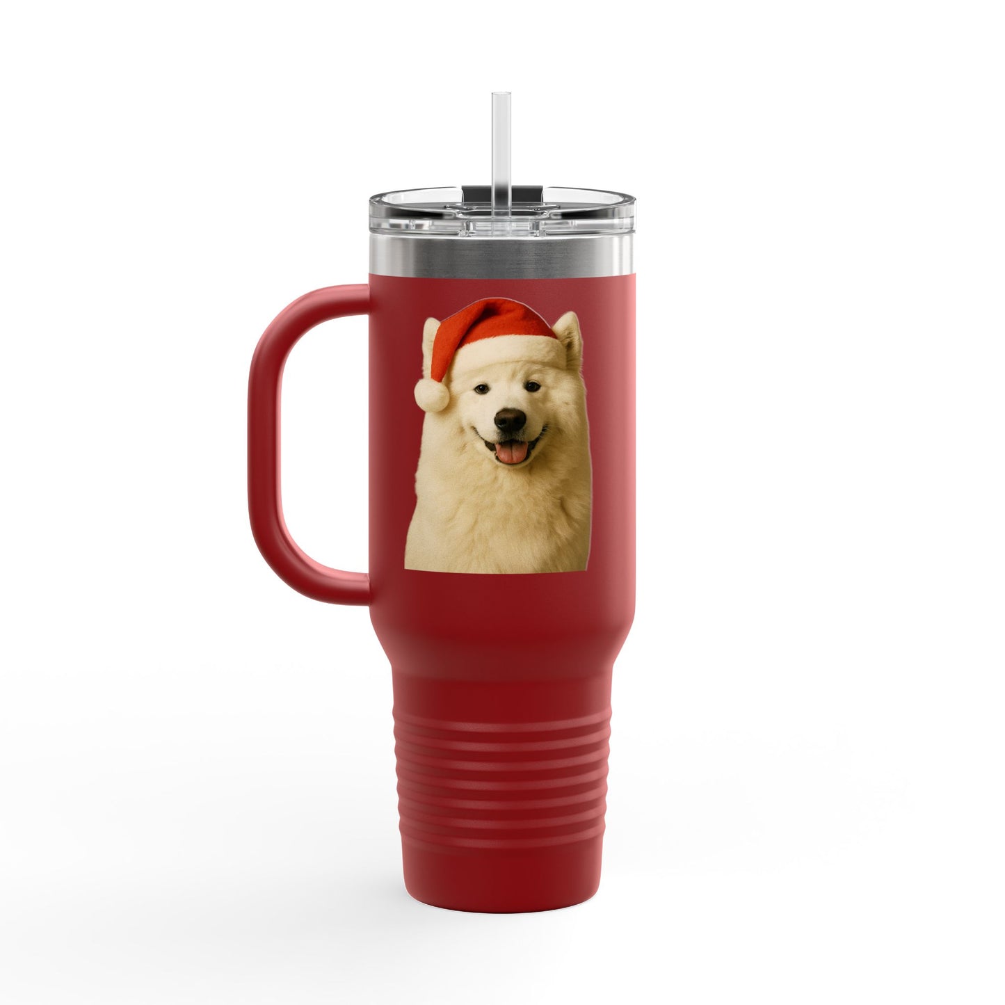 Santa Paws Samoyed Insulated Travel Mug