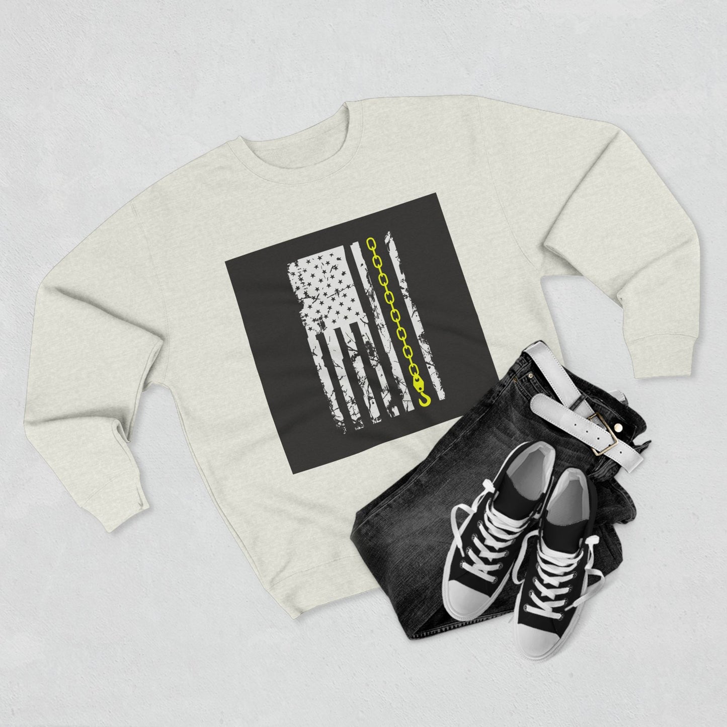 Thin Yellow Line Unisex Crewneck Sweatshirt