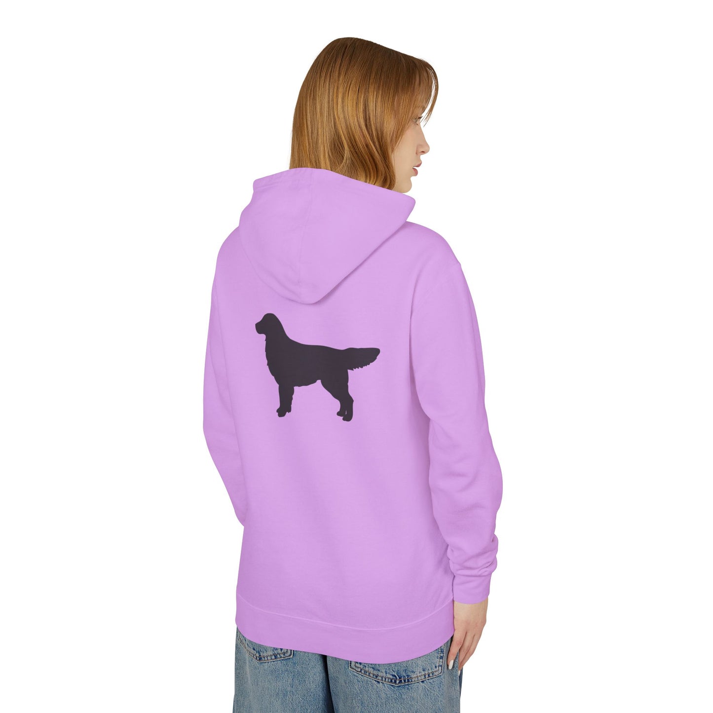 Golden Silhouette Unisex Lightweight Hoodie