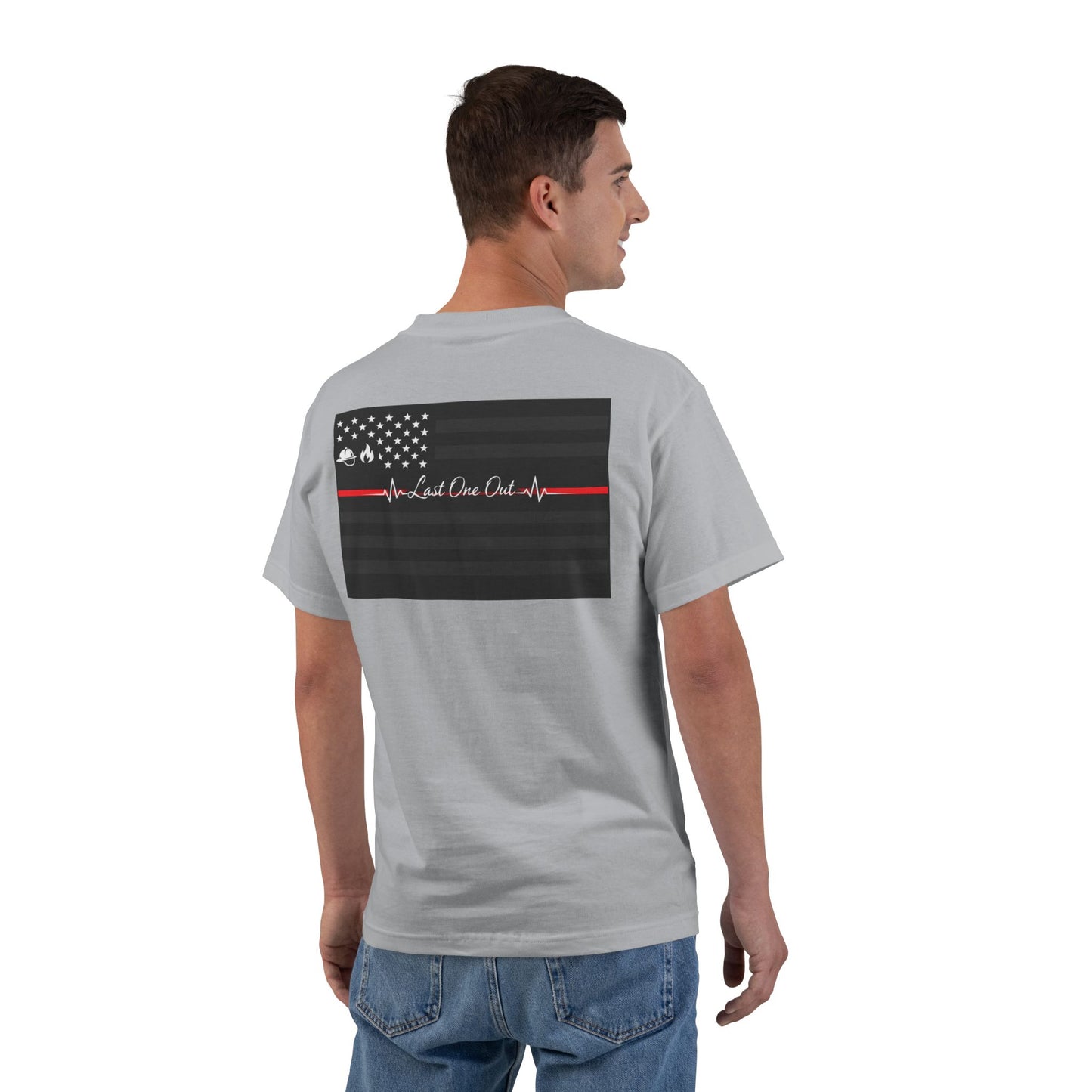 Thin Red Line Men's Short-Sleeve Crewneck Tee