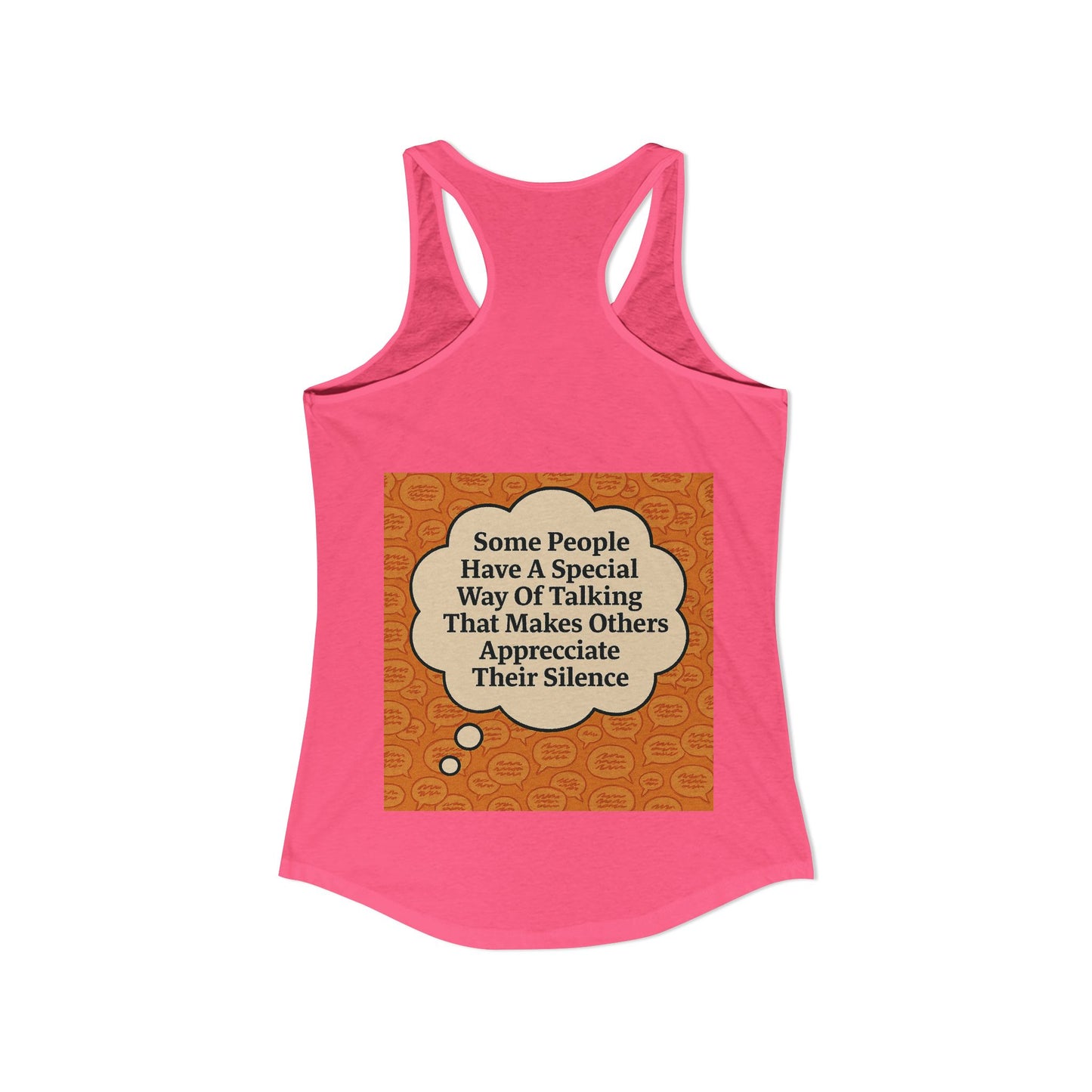Special Way Of Talking Women's Racerback Tank