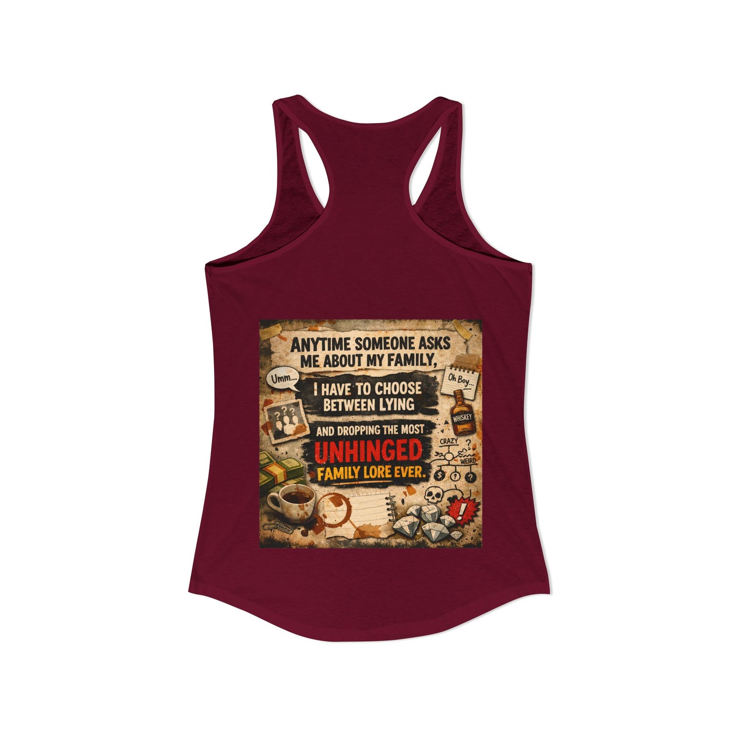 Unhinged Family Women's Racerback Tank