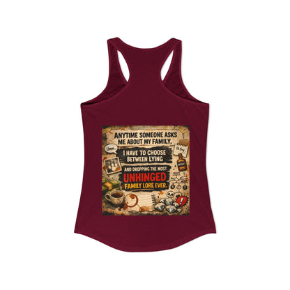 Unhinged Family Women's Racerback Tank