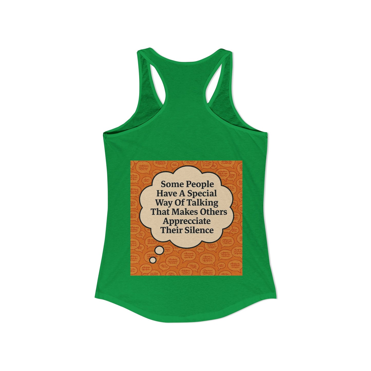 Special Way Of Talking Women's Racerback Tank