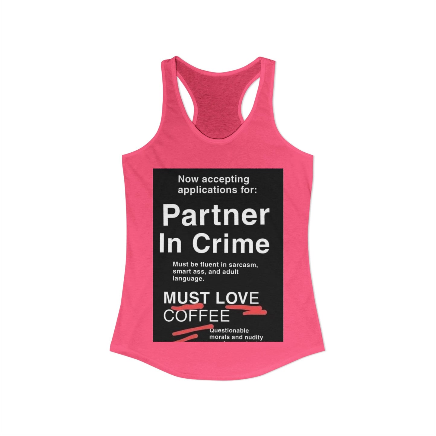 Partner In Crime Women's Racerback Tank