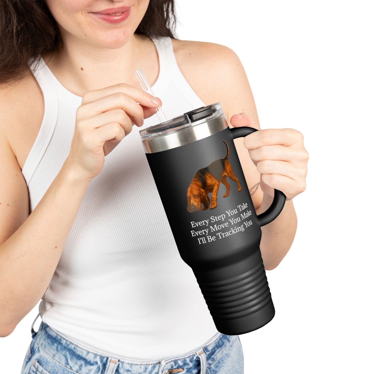 Tracking You Insulated Travel Mug