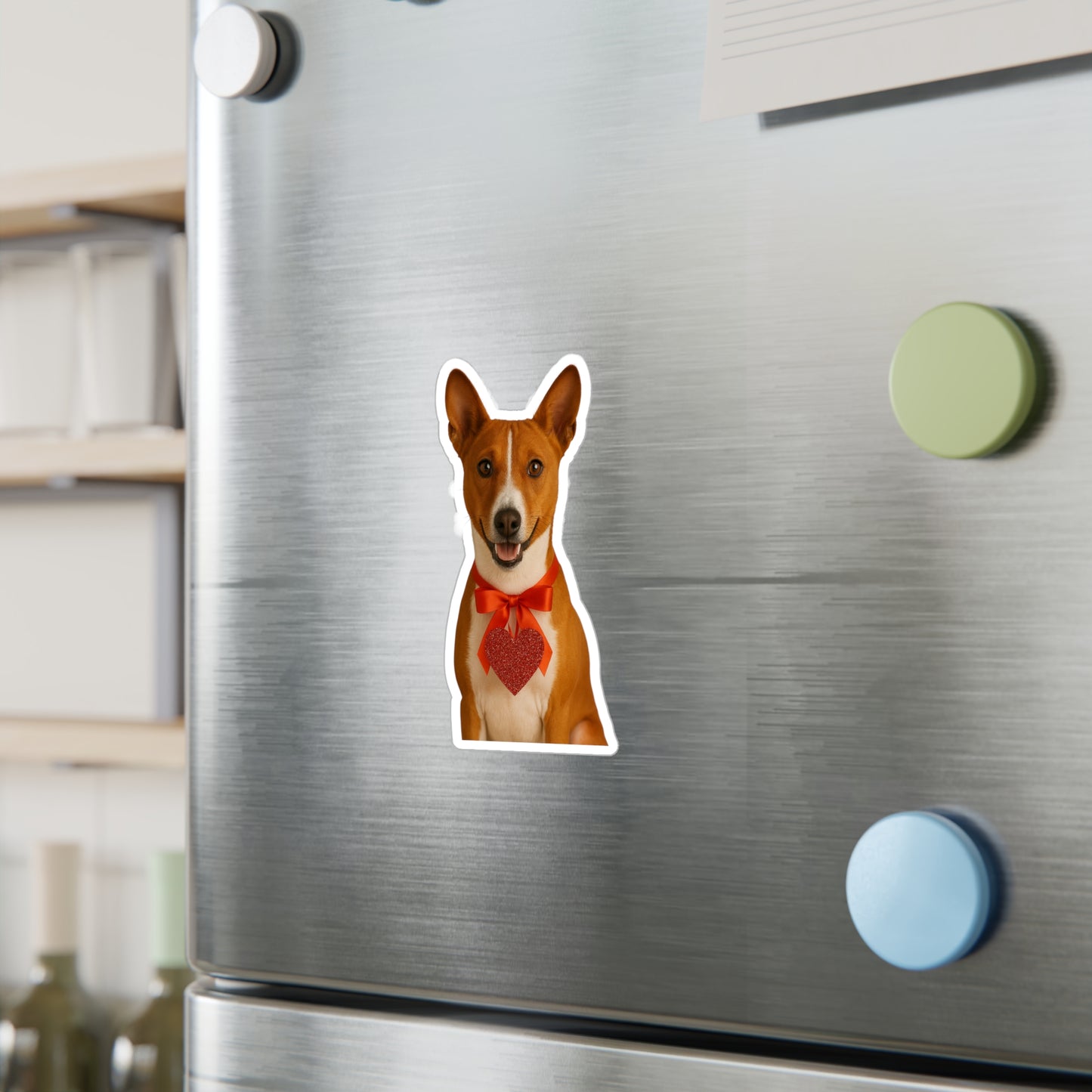 Cupid's Companion Basenji Vinyl Decal