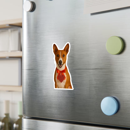 Cupid's Companion Basenji Vinyl Decal