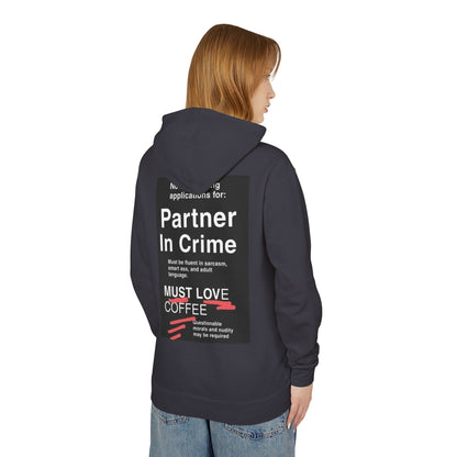 Partner In Crime Unisex Lightweight Hoodie