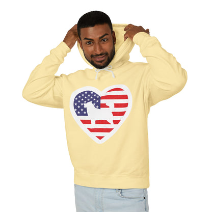 Malamute Flag Unisex Lightweight Hoodie