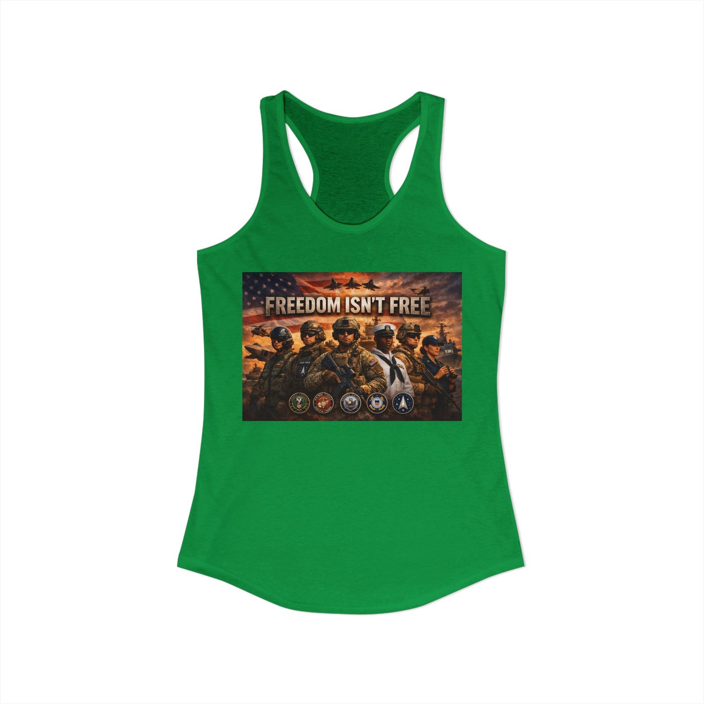 Freedom Isn't Free Women's Racerback Tank