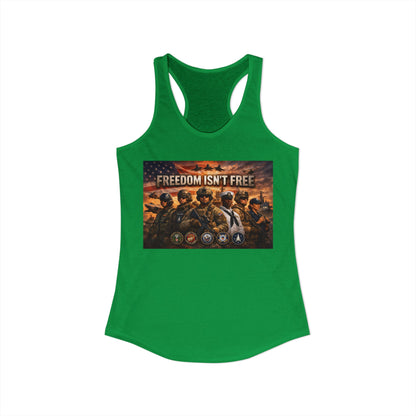 Freedom Isn't Free Women's Racerback Tank