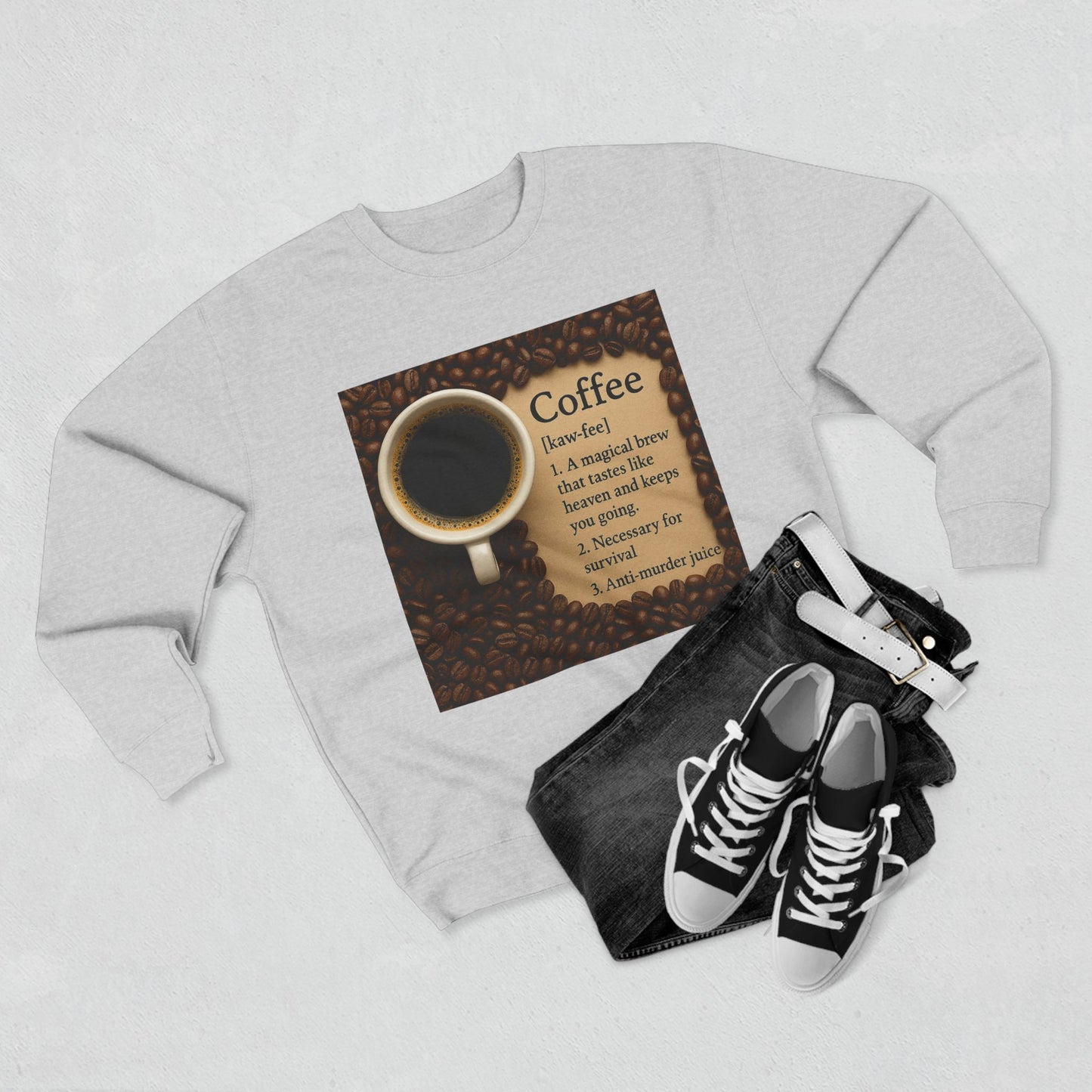 Coffee Definition Unisex Crewneck Sweatshirt