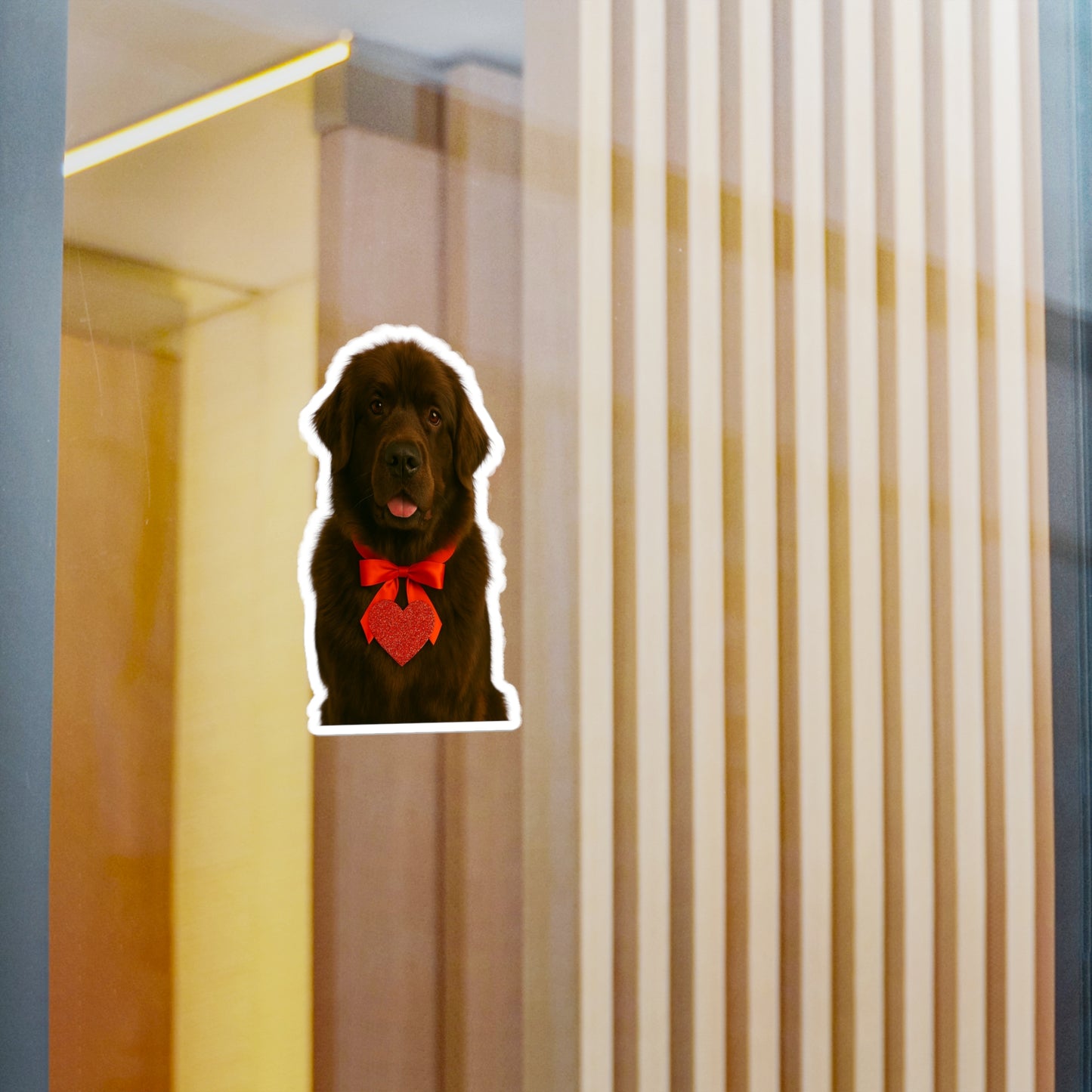 Cupid's Companion Newfie Vinyl Decal