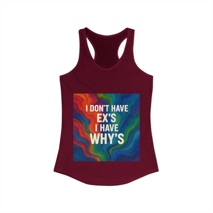 X's And Y's Women's Racerback Tank