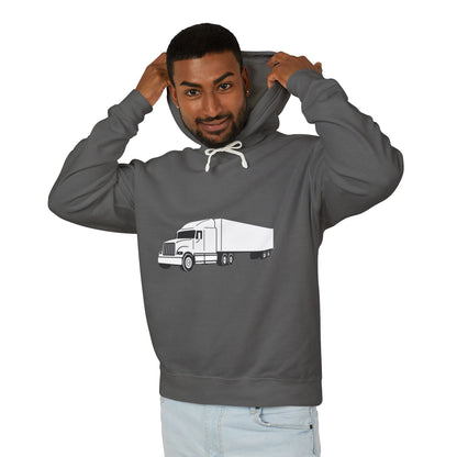 Semi Truck Unisex Lightweight Hoodie