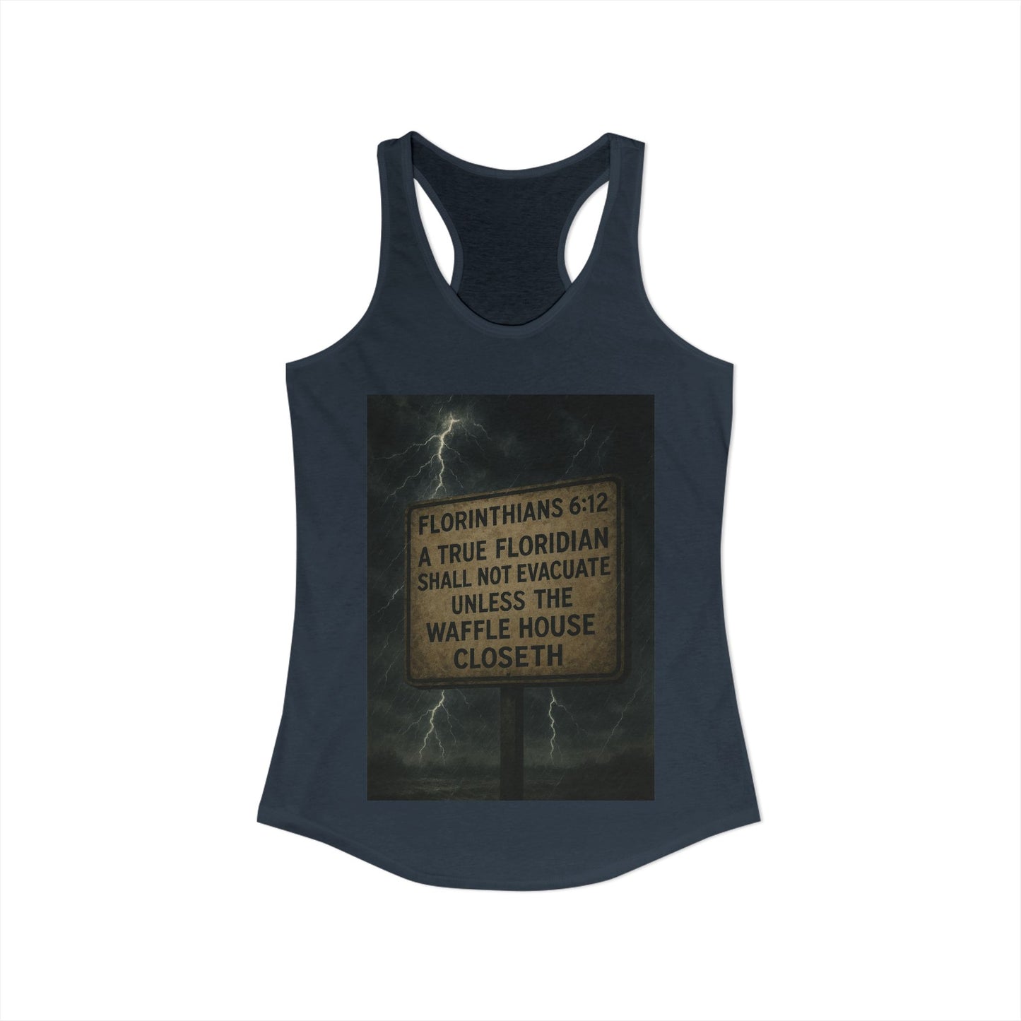 Florinthians 6:12 Women's Racerback Tank