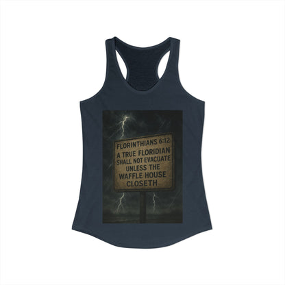 Florinthians 6:12 Women's Racerback Tank