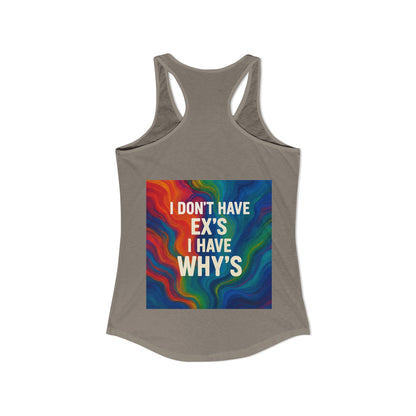 X's And Y's Women's Racerback Tank