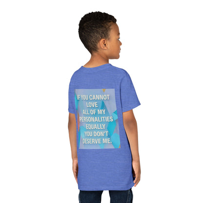 All Of My Personalities Youth Unisex Short Sleeve Crewneck Tee
