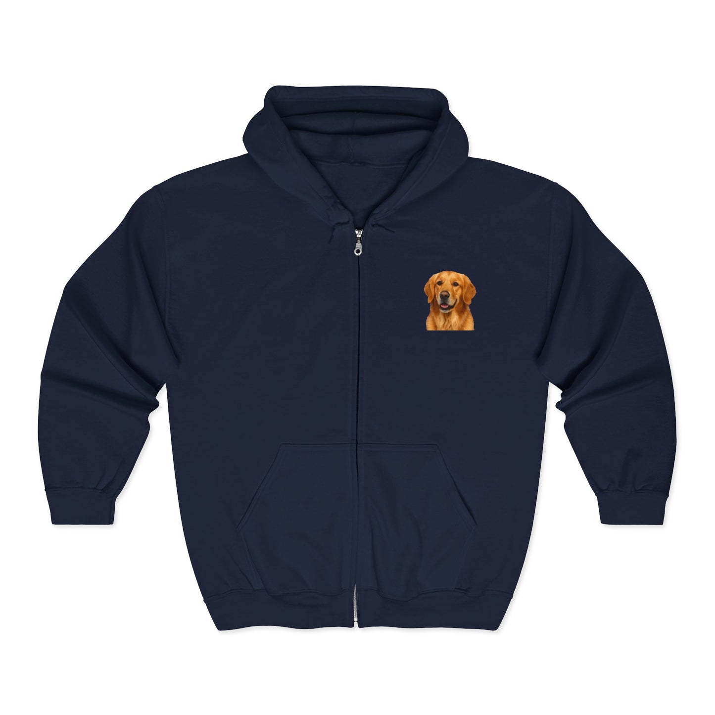 Golden Head Unisex Full Zip Hoodie