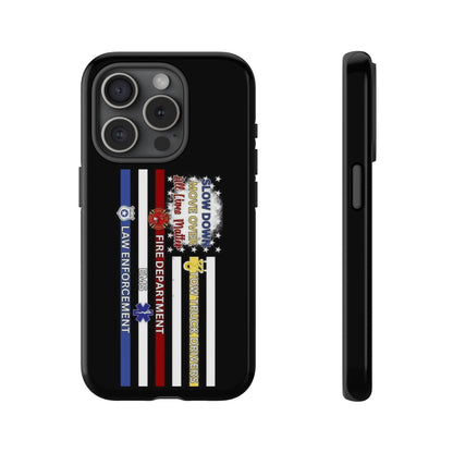 Slow Down Move Over Flag iPhone Case